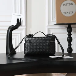 Alternative view of BOTTEGA VENETA Bucket Bags Black-Silver 22X12.5X5CM F8010064758