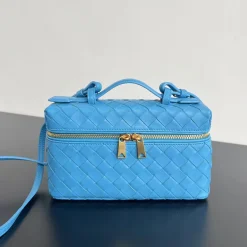 BOTTEGA VENETA Bucket Bags Blue-Gold 22X12.5X5CM F8010064672