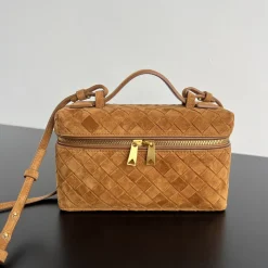BOTTEGA VENETA Bucket Bags Brown-Gold 22X12.5X5CM H7010064641
