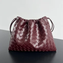 BOTTEGA VENETA Bucket Bags Burgundy 32X23CM G8010065350