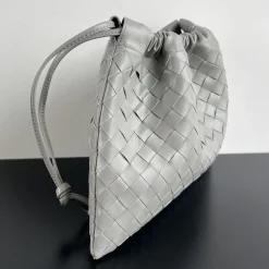 Alternative view of BOTTEGA VENETA Bucket Bags Calf Leather Grey 32X23CM G8010065353