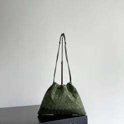 BOTTEGA VENETA Bucket Bags Green 32X23X1CM G8010064600