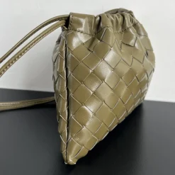 Alternative view of BOTTEGA VENETA Bucket Bags Nappa Leather Green 21X16.6X1CM F8010065380