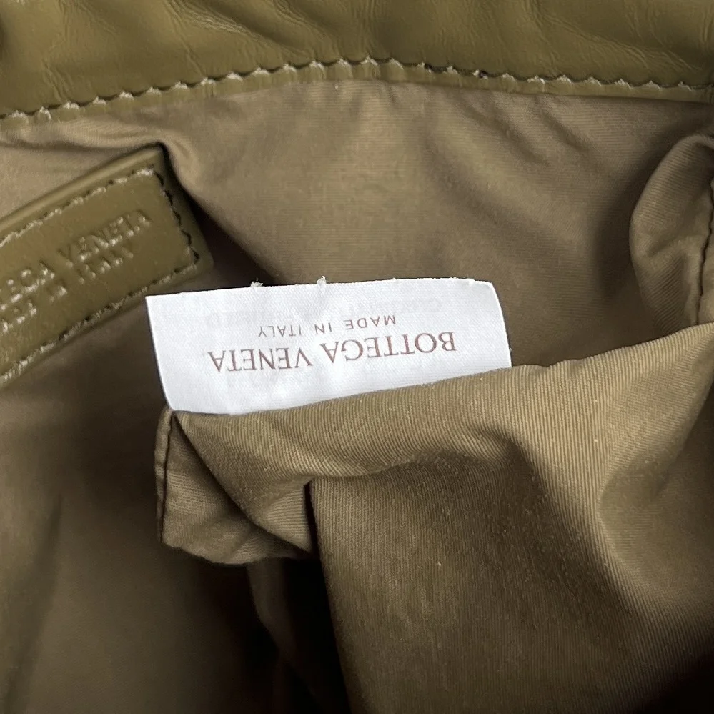 BOTTEGA VENETA Bucket Bags Nappa Leather Green 21X16.6X1CM F8010065380 - Image 9