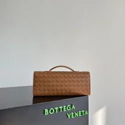 Alternative view of BOTTEGA VENETA Clutches Bags Brown-Gold 31X13X3CM F8010064364