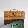 BOTTEGA VENETA Clutches Bags Brown-Gold 31X13X3CM F8010064463