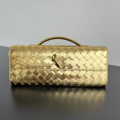 BOTTEGA VENETA Clutches Bags Gold 31X13X3CM F8010064358