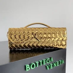 BOTTEGA VENETA Clutches Bags Gold 31X13X3CM F8010064458
