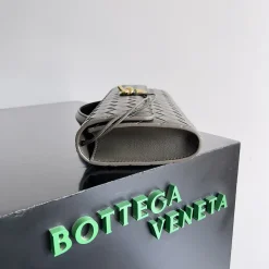 Alternative view of BOTTEGA VENETA Clutches Bags Gray-Gold 31X13X3CM F8010064452