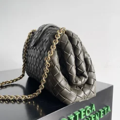 Alternative view of BOTTEGA VENETA Clutches Bags Green-Gold 31.5X16.5X11CM A13010063717