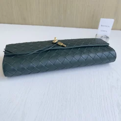 Alternative view of BOTTEGA VENETA Clutches Bags Green-Gold 31X13X3CM F8010064305