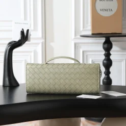 Alternative view of BOTTEGA VENETA Clutches Bags Green-Gold 31X13X3CM F8010064503