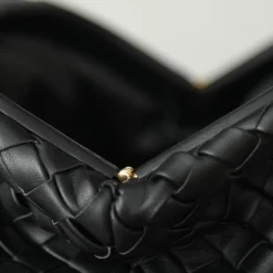 Alternative view of BOTTEGA VENETA Clutches Bags Intrecciato Leather Black-Gold 31.5X16.5X11CM A13010063708