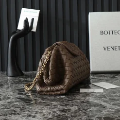 Alternative view of BOTTEGA VENETA Clutches Bags Intrecciato Leather Brown-Gold 31.5X16.5X11CM A13010063733