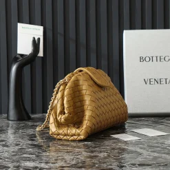 Alternative view of BOTTEGA VENETA Clutches Bags Intrecciato Leather Brown-Gold 31.5X16.5X11CM A13010063734