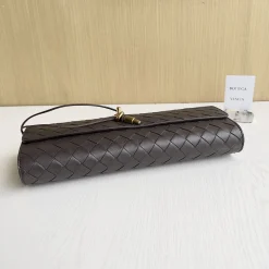 Alternative view of BOTTEGA VENETA Clutches Bags Lamb Leather Brown-Gold 31X13X3CM F8010064300