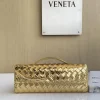 BOTTEGA VENETA Clutches Bags Lamb Leather Gold 31X13X3CM F8010064311