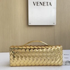 Alternative view of BOTTEGA VENETA Clutches Bags Lamb Leather Gold 31X13X3CM F8010064311