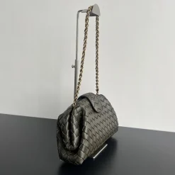 Alternative view of BOTTEGA VENETA Clutches Bags Lamb Leather Green-Gold 31.5X16.5X11CM A13010063698