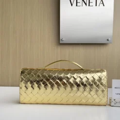 Alternative view of BOTTEGA VENETA Clutches Bags Lambskin Gold 31X13X3CM F8010064237