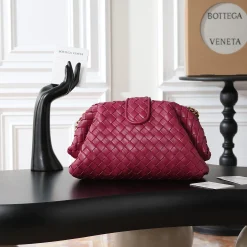 Alternative view of BOTTEGA VENETA Clutches Bags Padded Intrecciato Leather Red-Gold 31.5X16.5X11CM A13010063642