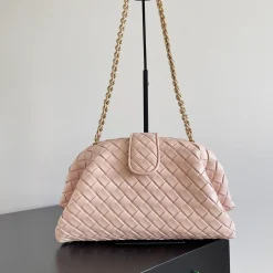 BOTTEGA VENETA Clutches Bags Pink-Gold 31.5X16.5X11CM A13010063731