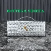 BOTTEGA VENETA Clutches Bags Silver-Gold 31X13X3CM F8010064349