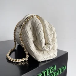 Alternative view of BOTTEGA VENETA Clutches Bags White-Gold 31.5X16.5X11CM A13010063713