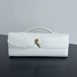 BOTTEGA VENETA Clutches Bags White-Gold 31X13X3CM G1010064248