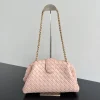 BOTTEGA VENETA Clutches Bags Woven Lambskin Pink-Gold 31.5X16.5X11CM A13010063692
