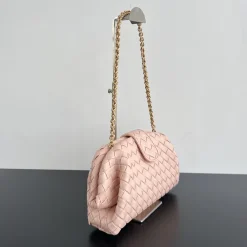 Alternative view of BOTTEGA VENETA Clutches Bags Woven Lambskin Pink-Gold 31.5X16.5X11CM A13010063692