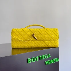 BOTTEGA VENETA Clutches Bags Yellow-Gold 31X13X3CM H7010064470