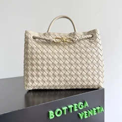 BOTTEGA VENETA Shoulder Bags Beige-Gold 32X24X12CM A13010065753
