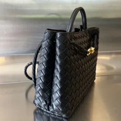 Alternative view of BOTTEGA VENETA Shoulder Bags Black-Gold 32.5X24X12CM A13010065682