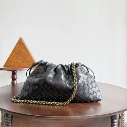 Alternative view of BOTTEGA VENETA Shoulder Bags Black-Gold 33X19X8CM H5010064132