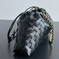 Alternative view of BOTTEGA VENETA Shoulder Bags Black-Gold 33X19X8CM H5010064152