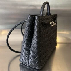 Alternative view of BOTTEGA VENETA Shoulder Bags Black-Silver 32.5X24X12CM A13010065684
