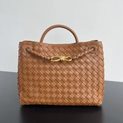 BOTTEGA VENETA Shoulder Bags Brown-Gold 32.5X24X12CM A13010065663