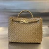 BOTTEGA VENETA Shoulder Bags Brown-Gold 32.5X24X12CM A13010065683
