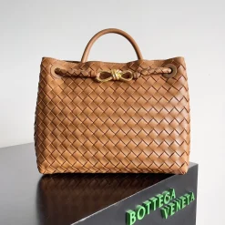 BOTTEGA VENETA Shoulder Bags Brown-Gold 32X24X12CM A13010065814