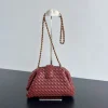 BOTTEGA VENETA Shoulder Bags Burgundy-Gold 27X15X8CM I4010063609