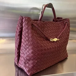 Alternative view of BOTTEGA VENETA Shoulder Bags Burgundy-Gold 45X22X34CM A88010065530