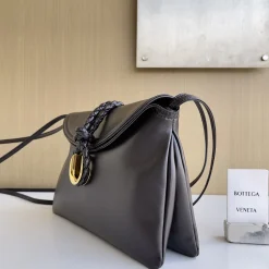Alternative view of BOTTEGA VENETA Shoulder Bags Calf Leather Brown-Gold 27X16X6CM G5010064097
