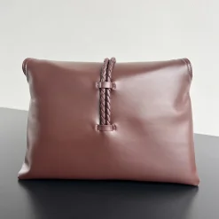 Alternative view of BOTTEGA VENETA Shoulder Bags Calf Leather Brown-Gold 35X23X6CM H4010064050