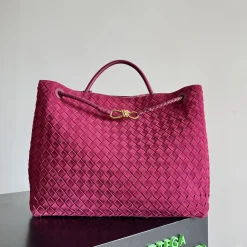 BOTTEGA VENETA Shoulder Bags Fuchsia-Gold 45X22X34CM A88010065481
