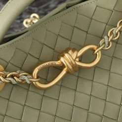 Alternative view of BOTTEGA VENETA Shoulder Bags Green-Gold 25X22X10.5CM I8010063814