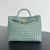 BOTTEGA VENETA Shoulder Bags Green-Gold 32.5X24X12CM A13010065662