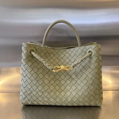 BOTTEGA VENETA Shoulder Bags Green-Gold 32.5X24X12CM A13010065670