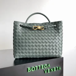 BOTTEGA VENETA Shoulder Bags Green-Gold 32X24X12CM A13010065807