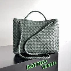 Alternative view of BOTTEGA VENETA Shoulder Bags Green-Gold 32X24X12CM A13010065807